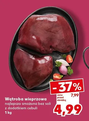 Wątroba wieprzowa promocja w Kaufland