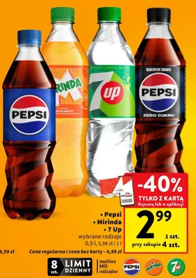 Napój Pepsi promocja w Intermarche