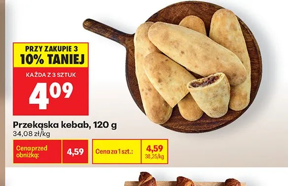 Przekąska kebab promocja w Biedronka