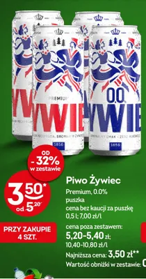 Piwo bezalkoholowe Żywiec promocja w Żabka