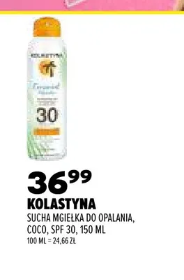 Sucha mgiełka do opalania Coco SPF 30 Kolastyna promocja w Drogerie Natura