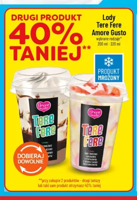 Lody Tere Fere Amore Gusto promocja w POLOmarket