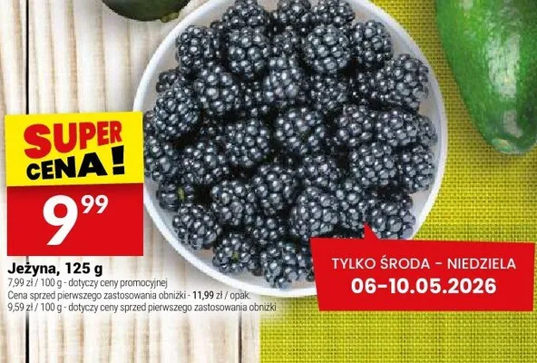 Jeżyna 125g promocja w Twój Market