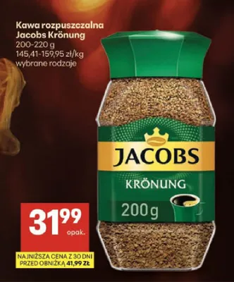 Kawa rozpuszczalna Jacobs Krönung promocja w Delikatesy Centrum