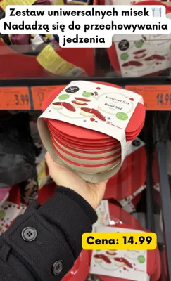 Zestaw misek 4 szt. promocja w Kaufland