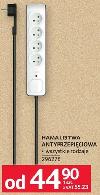 Listwa antyprzepięciowa Hama promocja w Selgros