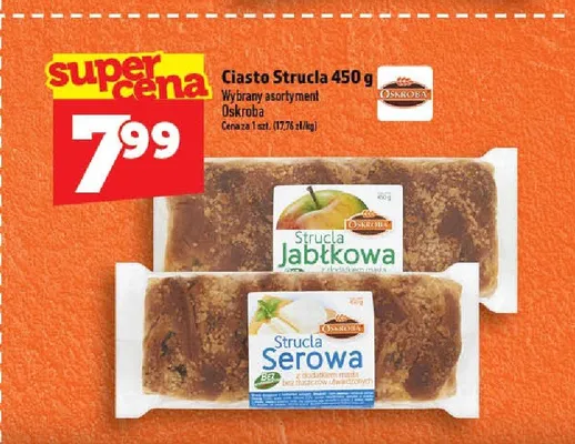 Ciasto Strucla Serowa Oskroba promocja w TOPAZ