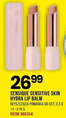Błyszcząca pomadka do ust hydra lip balm, 3,3g promocja w Drogerie Natura