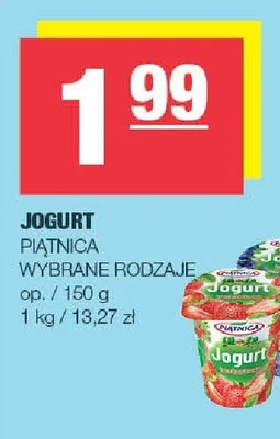 Jogurt Piątnica promocja w SPAR