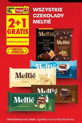 Czekolada Meltié Hazelnut promocja w Biedronka