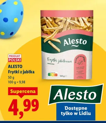 Frytki z jabłka promocja w Lidl