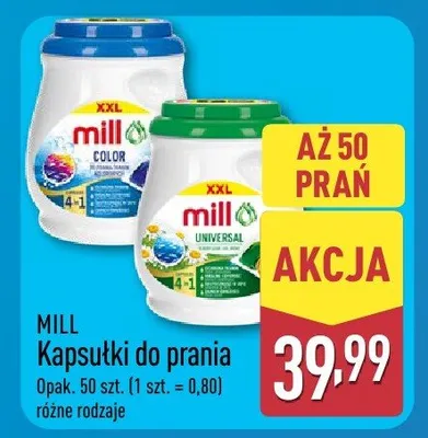 Kapsułki do prania 50 szt. promocja w Aldi