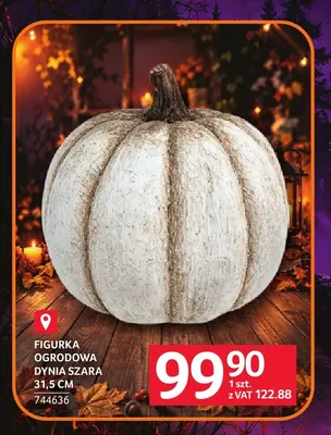 Figurka ogrodowa dynia szara 31,5 cm promocja w Selgros
