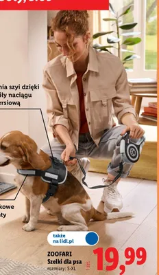 Szelki dla psa Zoofari promocja w Lidl