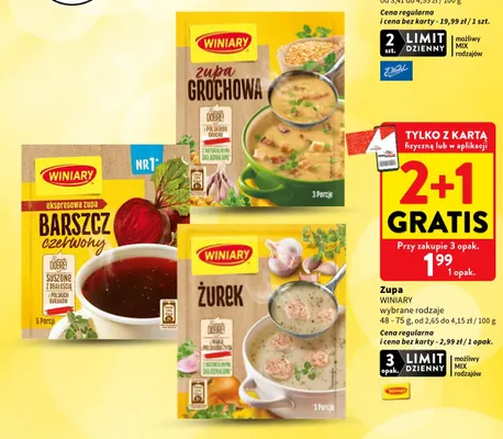 Zupa żurek Winiary promocja w Intermarche