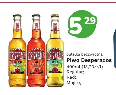 Piwo Desperados Red promocja w Limonka