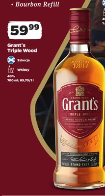 Whisky Grant's Triple Wood promocja w Netto