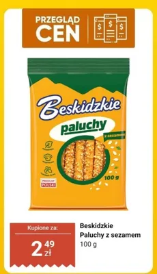 Paluchy z sezamem Beskidzkie promocja w Dino
