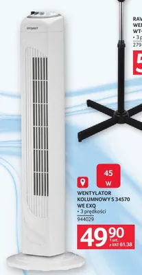 Wentylator kolumnowy S 34570 WE EXQ promocja w Selgros