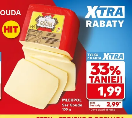 Ser Gouda Mlekpol promocja w Kaufland