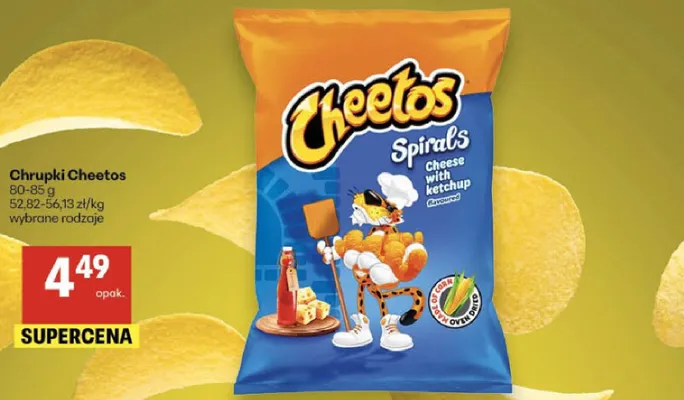 Chrupki Cheetos promocja w Delikatesy Centrum