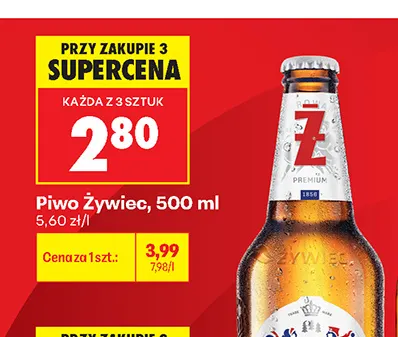 Piwo Żywiec promocja w Biedronka