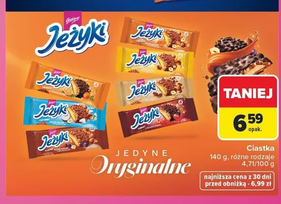Ciastka Jeżyki Kokos promocja w Carrefour