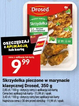 Skrzydełka pieczone w marynacie klasycznej Drosed promocja w Twój Market