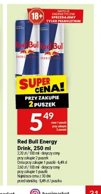 Red Bull Energy Drink promocja w Twój Market