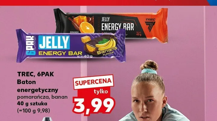 Baton energetyczny TREC pomarańcza promocja w Kaufland
