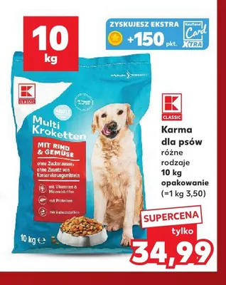 Karma dla psów Multi Kroketten K-Classic promocja w Kaufland