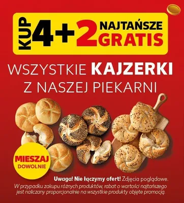 Kajzerki z naszej piekarni promocja w Kaufland