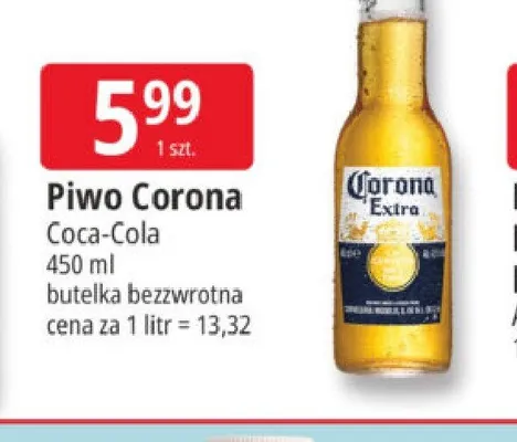 Piwo Corona Extra promocja w Leclerc