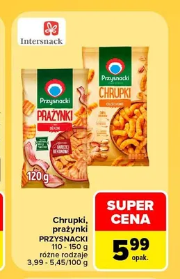 Prażynki bekonowe Przysnacki promocja w Carrefour