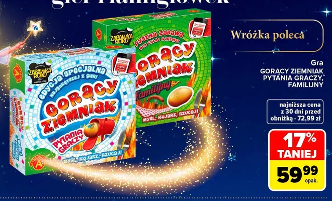 Gra Gorący Ziemniak Pytania Graczy Alexander promocja w Carrefour