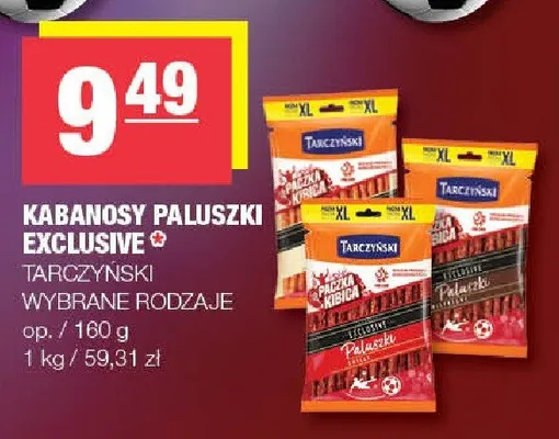 Kabanosy Paluszki Exclusive Tarczyński promocja w SPAR