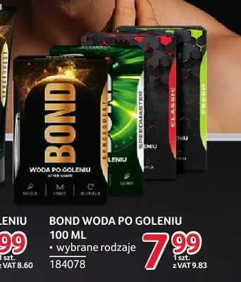 Woda po goleniu Bond Space Quest 100 ml promocja w Selgros