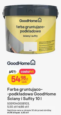 Farba gruntująco-podkładowa Ściany i Sufity 10 l promocja w Castorama