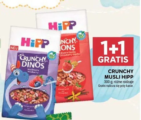 Crunchy Musli HiPP promocja w Stokrotka