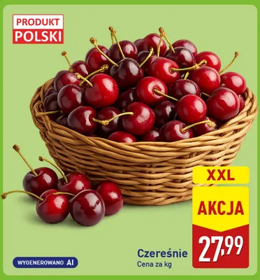 Czereśnie polskie Aldi promocja w Aldi