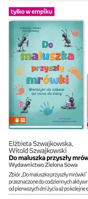 Książka Do maluszka przyszły mrówki promocja w Empik