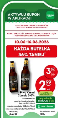 Piwo bezalkoholowe Karmi Classic 0.0% promocja w Żabka