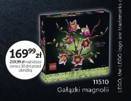 Klocki LEGO 11510 Gałązki magnolii promocja w Dzień Dziecka