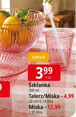 Miska szklana 3,95 litra promocja w Leclerc