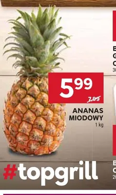 Ananas miodowy promocja w Stokrotka