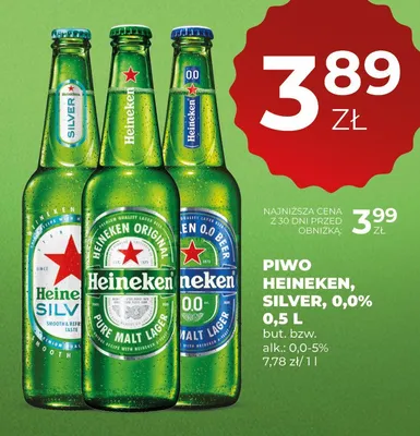 Piwo heineken 0,0% promocja w Duży Ben