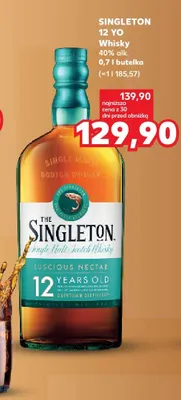 Whisky Singleton 12 YO promocja w Kaufland