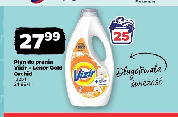 Płyn do prania Vizir + Lenor Gold Orchid promocja w Netto