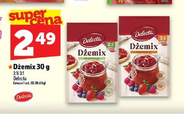 Dżemix Delecta promocja w TOPAZ