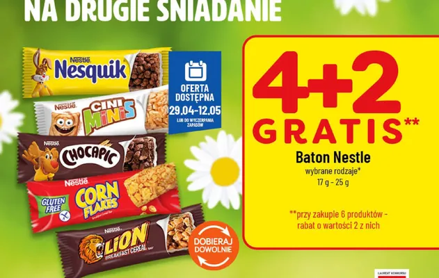 Baton Nestle Nesquik wybrane rodzaje promocja w POLOmarket